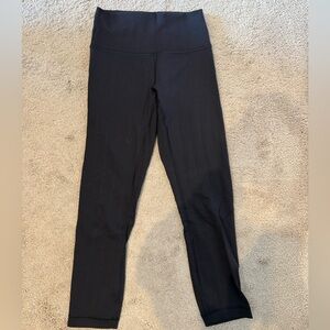 lululemon wunder train leggings in black 
23” length